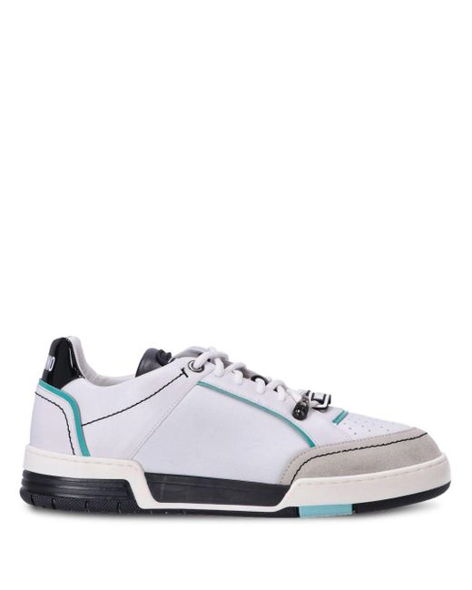 Moschino M. Sneakers mit Logo-Applikation in White für Herren