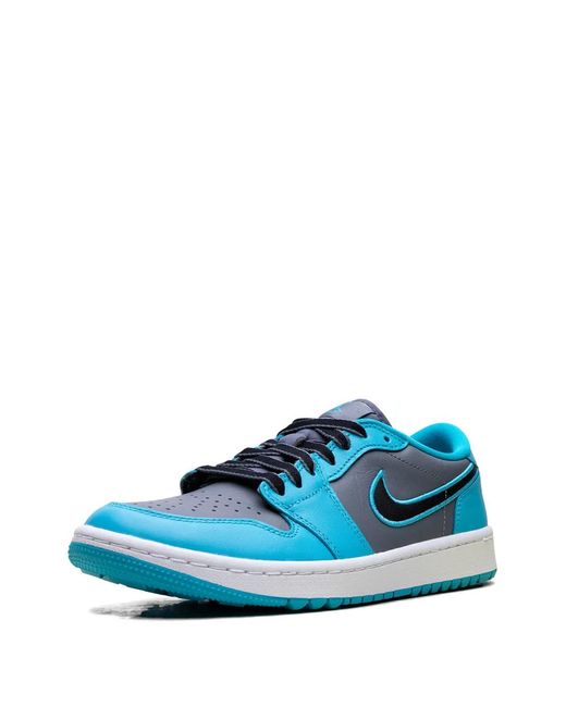 Nike Blue Air 1 Logo Sneakers