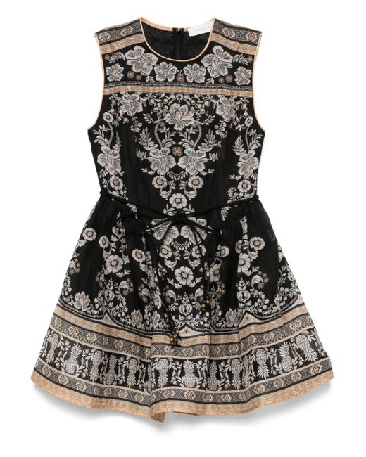 Zimmermann Balance ミニドレス Black