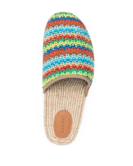 Alanui Green Over The Espadrilles for men
