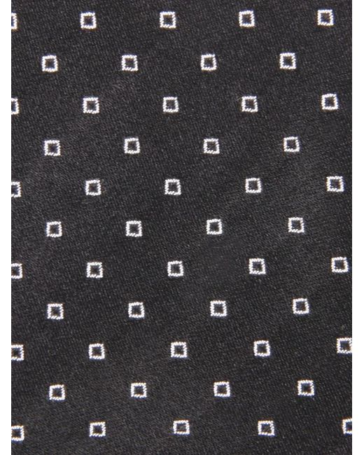 Emanuel Ungaro Black Cravate À Imprimé Géométrique for men