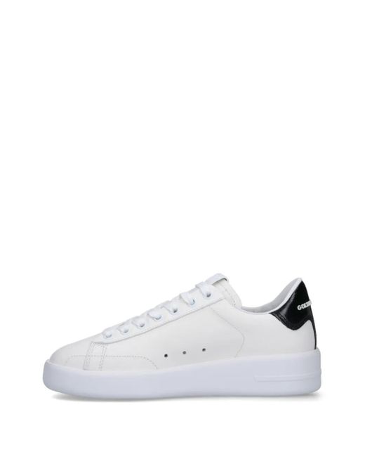 Golden Goose Deluxe Brand White Purestar Leather Sneakers
