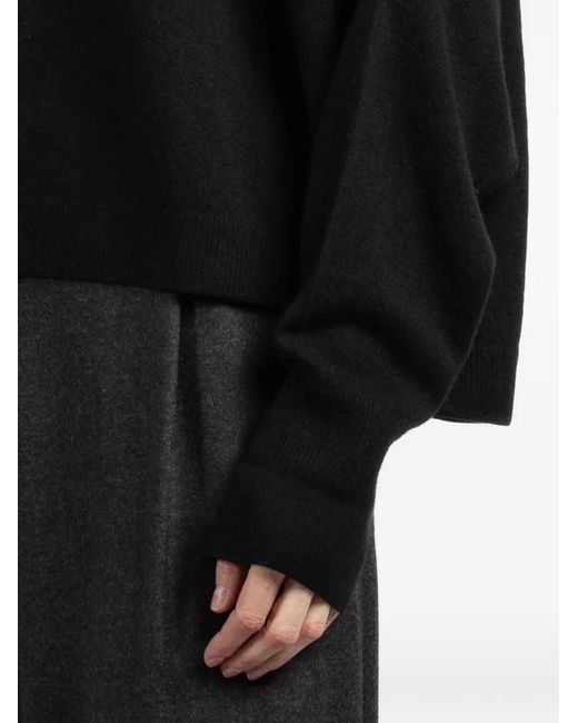 Dusan Black Iconic Roll-Neck Sweater