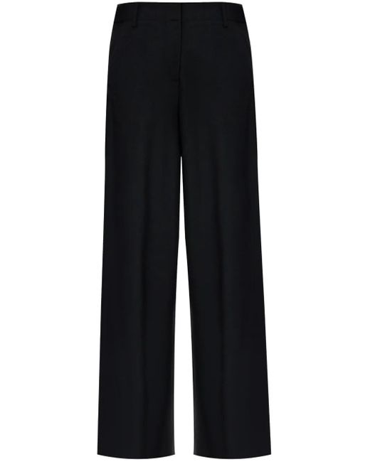Pantalones De Lana Con Cierre De Botón KENZO de color Black
