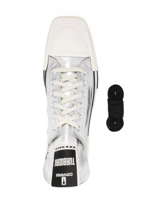 Converse White X Rick Owens Drkshdw Turbodrk Chuck 70 Sneakers