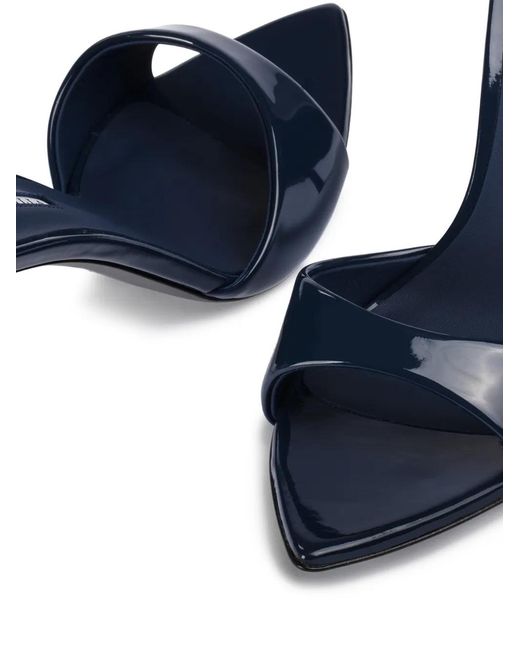 Le Silla Blue Bella Pointed Sandals