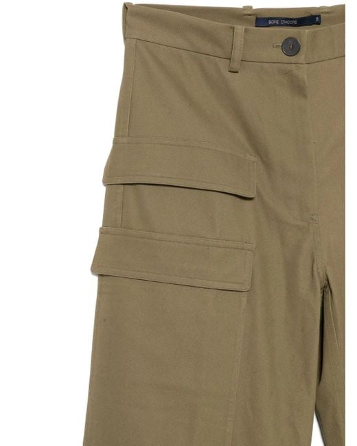 Sofie D'Hoore Green Multiple-Pockets Trousers