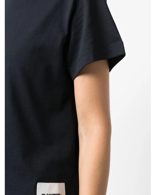 Jil Sander Blue 3-pack Logo Organic Cotton T-shirt