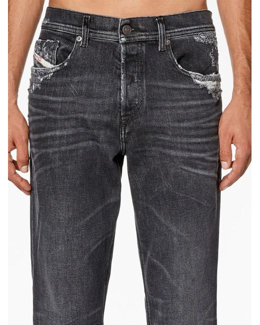 DIESEL Blue 2023 D-Finitive 09G23 Tapered Jeans for men