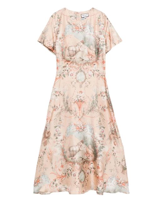 Robe Courte À Fleurs Paul & Joe en coloris Natural