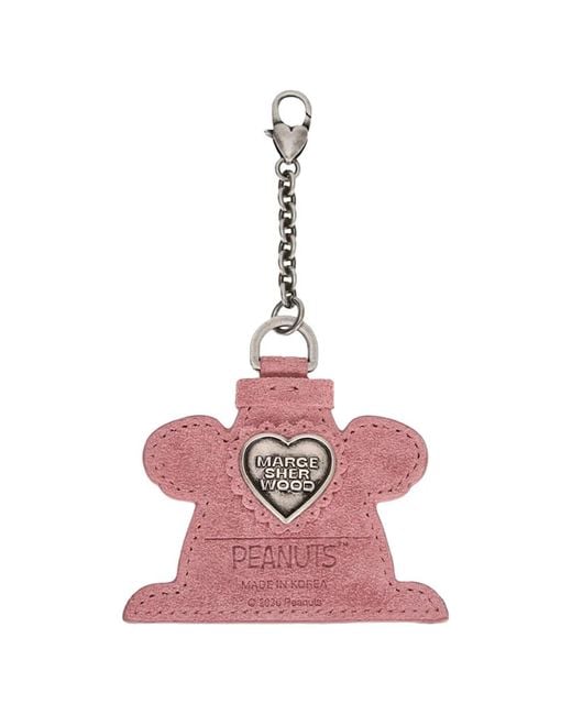 MARGE SHERWOOD Pink X Peanuts Heart-Detail Charm