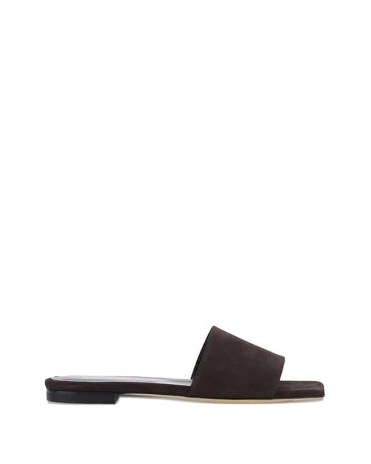 Semicouture White Squared-Toe Sandals