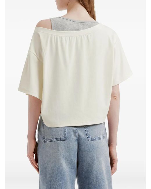 Izzue White Layered Top