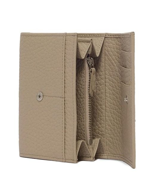Orciani Natural Envelope Leather Wallet