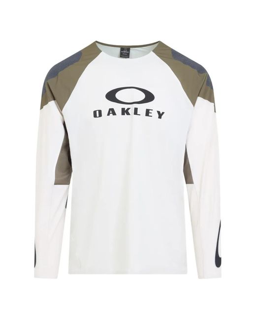 Oakley Gray Seeker Edge Long-Sleeve T-Shirt