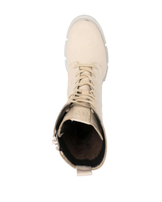 Bugatti Natural Fabella Leather Zipped Boots