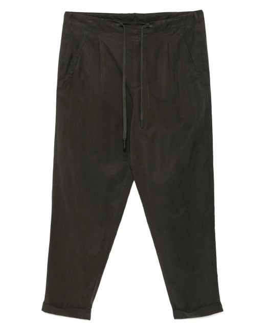 Andrea Ya'aqov Gray Drawstring Trousers for men