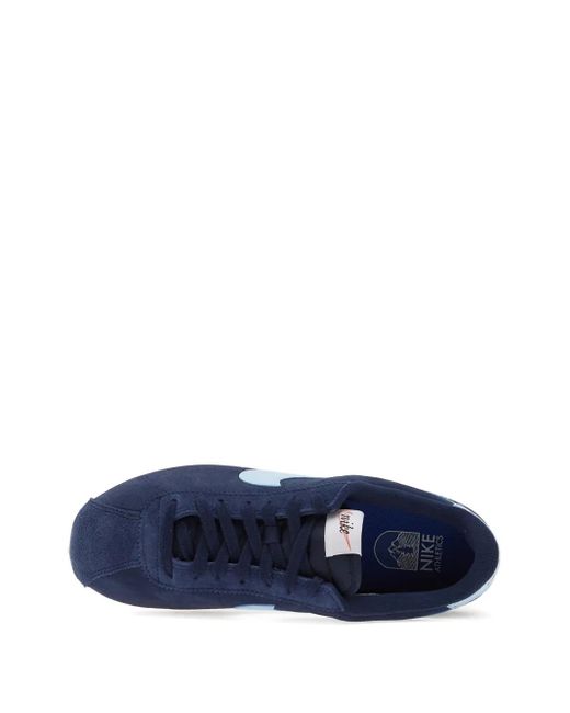 Nike Blue Cortez Suede Sneakers