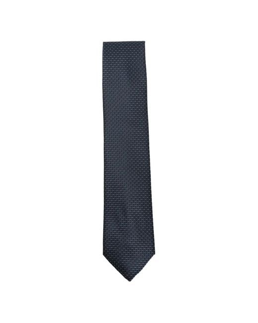 Brioni Blue Textured Tie for men