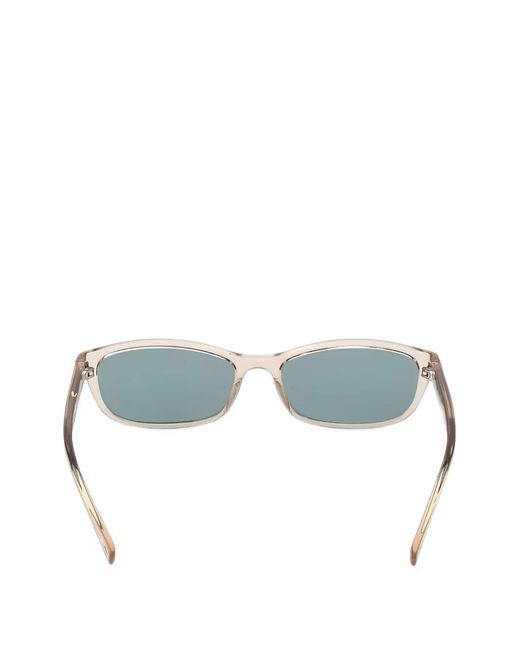 Guess Blue Rectangle-Frame Sunglasses