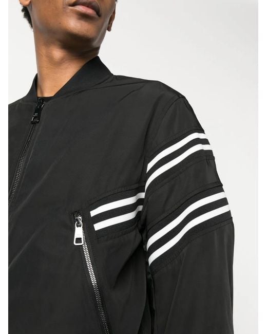 Neil Barrett Black Thunderbolt Reversible Jacket for men
