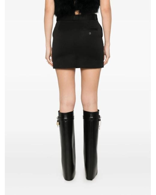 Coperni Black X Disney Crown-Detail Mini Skirt