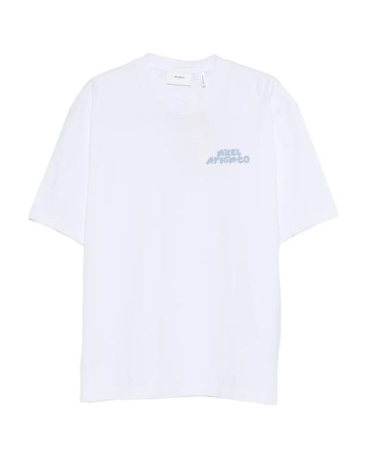 Axel Arigato White Soren Logo-Print T-Shirt for men