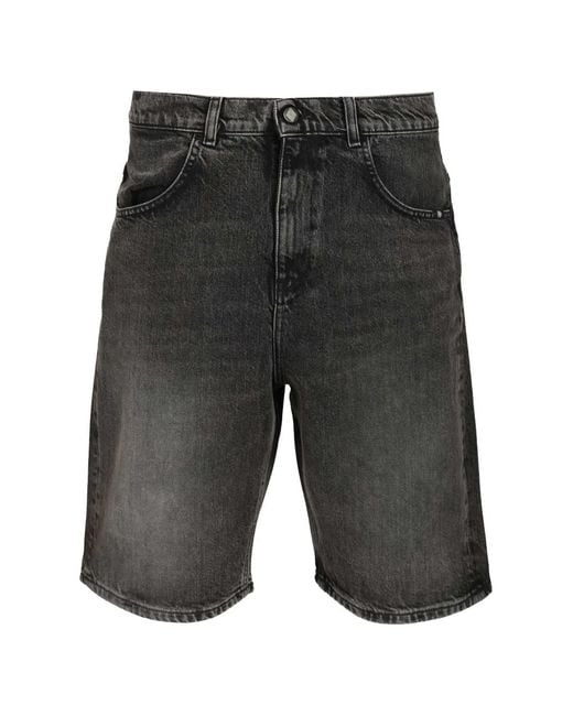 AMISH Gray Tommy Shorts for men