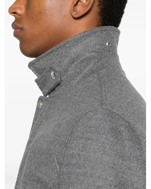 Brunello Cucinelli Gray Pure Wool Jacket for men