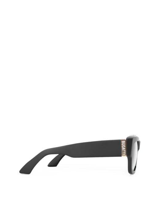 Bugatti Black Square-Frame Sunglasses for men