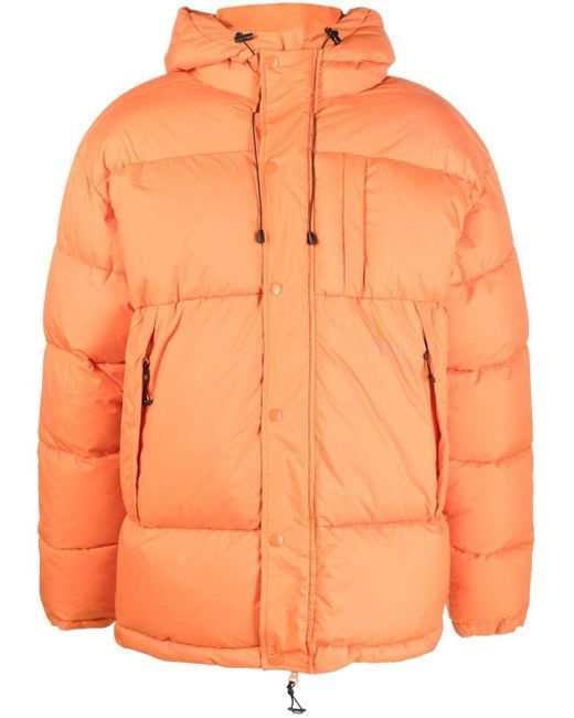 Soulland Synthetic Ian Padded Jacket in Orange for Men | Lyst