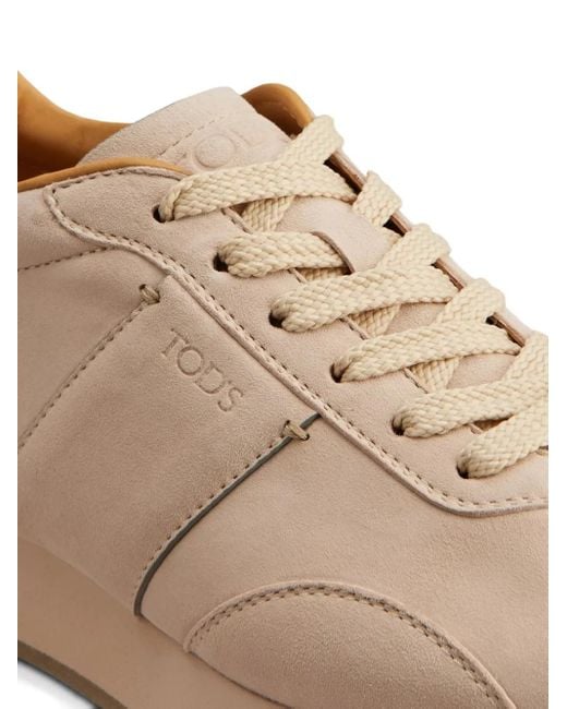 Tod's スエード レースアップシューズ Natural
