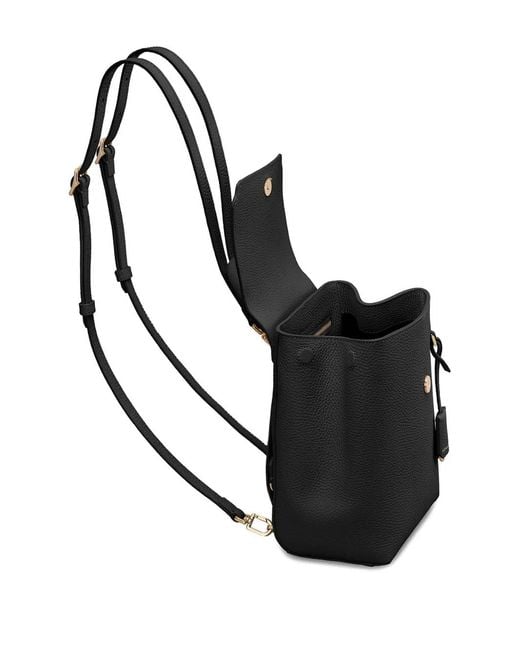 Maison De Sabre Black Mini Soft Leather Backpack