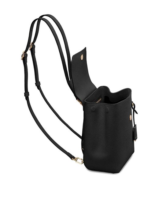 Mini Sac À Dos Magnetic En Cuir Maison De Sabre en coloris Black