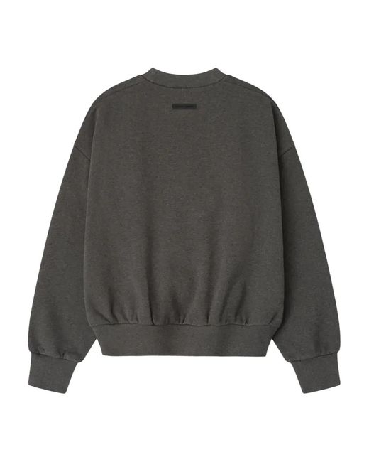 Fear Of God Gray Crew-Neck Sweatshirt for men