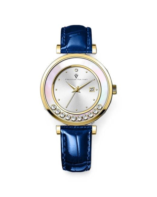 Christian Van Sant Blue Montre Bria Mm