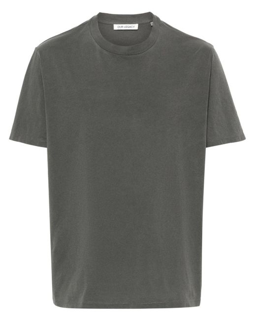T-shirt girocollo di Our Legacy in Gray da Uomo