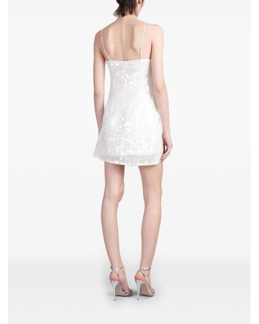 Robe Lollie À Coupe Courte Jonathan Simkhai en coloris White