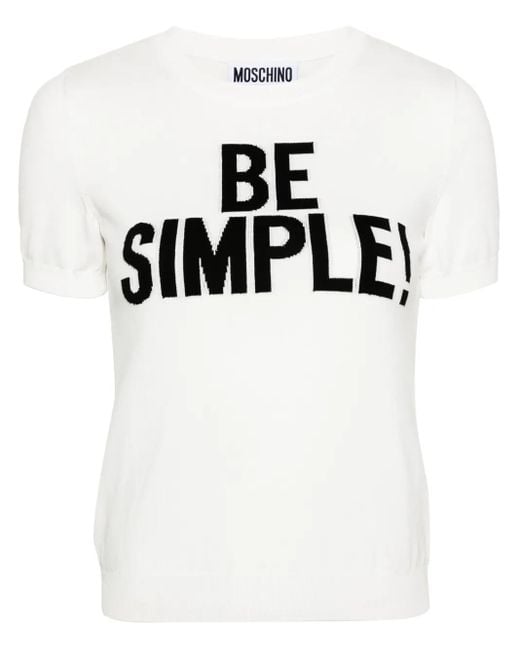 Moschino White Sweaters
