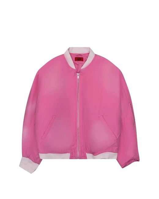 Bomber Con Zip di 424 in Pink da Uomo