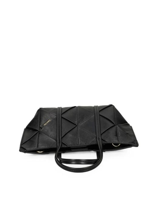 Calvin Klein Black Quilted Tote Bag