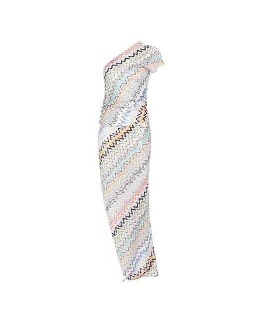 Missoni White Sleeveless Maxi Dress