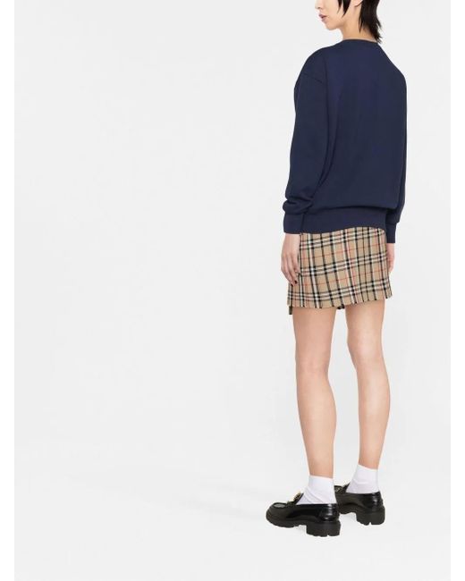 Polo Ralph Lauren Blue Crewneck -Baumwoll -Sweatshirt