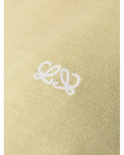 Loewe Yellow V-Neck Asymmetric-Silhouette Wool Sweater