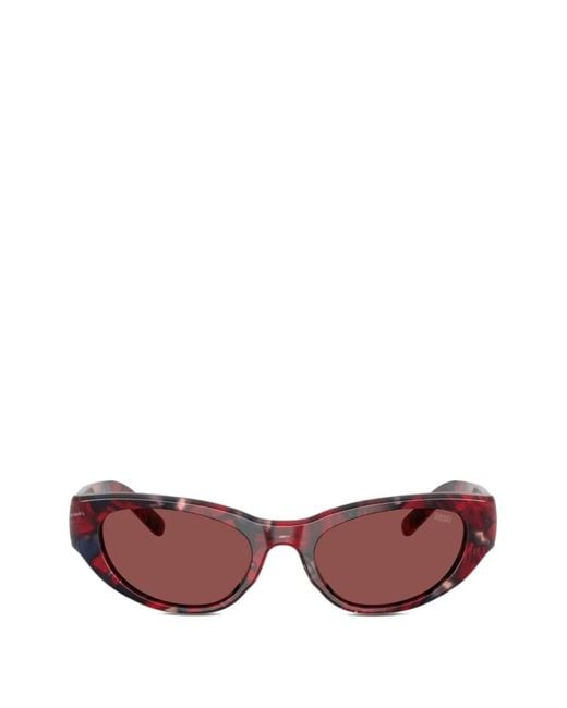 DIESEL Pink Lunettes De Soleil À Monture Papillon
