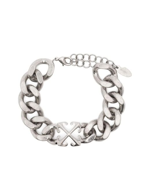 Arrow Chain bracelet Off-White c/o Virgil Abloh pour homme en coloris Metallic