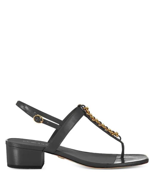 Sandales Andie 38 Mm À Détail De Chaîne Veronica Beard en coloris Black