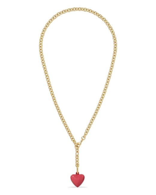 Roxanne Assoulin Metallic The Mini Puffy Heart-Charm Necklace