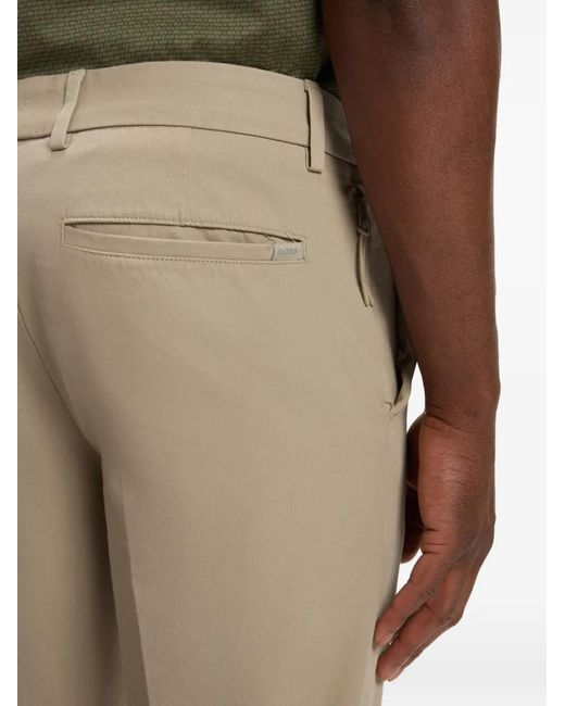 Boss Natural Zip-Pocket Trousers for men
