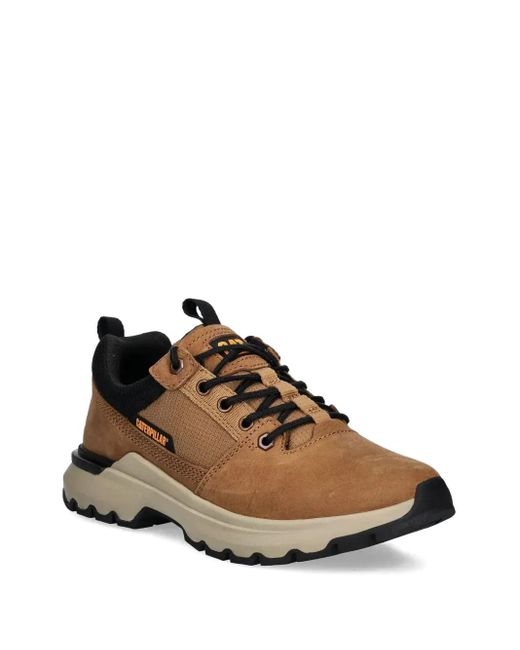 Caterpillar Brown Colorado Leather Sneakers for men